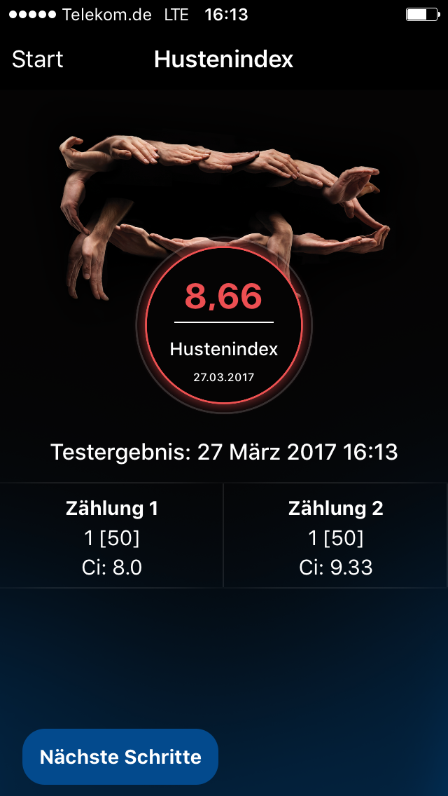 Husten Index App