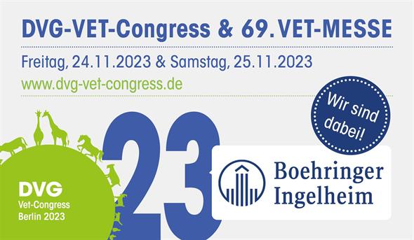 DVG-VET-Congress und VET-Messe – Wir freuen uns auf Sie!